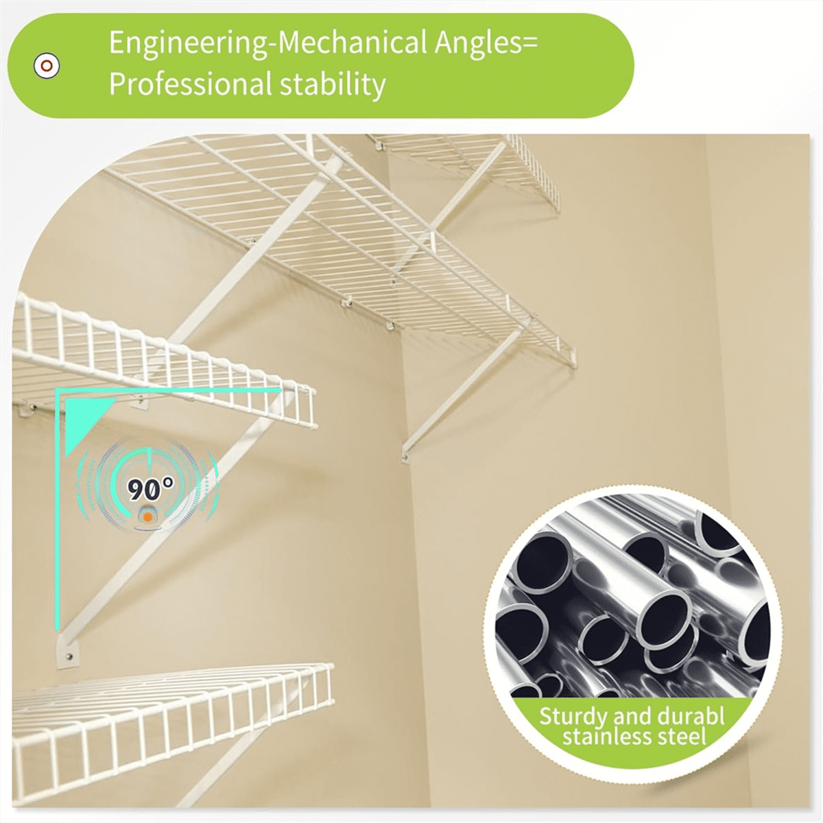 6 * Shelf Brackets-White