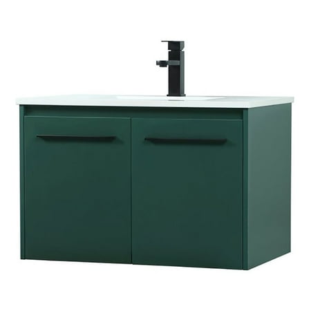

Elegant Lighting Vf44530m Penn 30 Wall Mounted Single Basin Vanity Set - Green