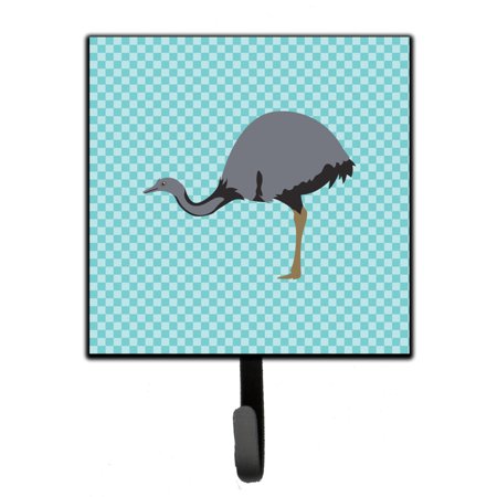 

Carolines Treasures BB8097SH4 Rhea Blue Check Leash or Key Holder 7Hx4.25W multicolor