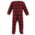 thumbnail image 4 of Touched by Nature Baby Organic Cotton Zipper Sleep and Play 3pk, Tree Plaid, 3-6 Months, 4 of 4