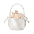 thumbnail image 3 of Lillian Rose Satin Flower Girl Basket, Off White, 3 of 3