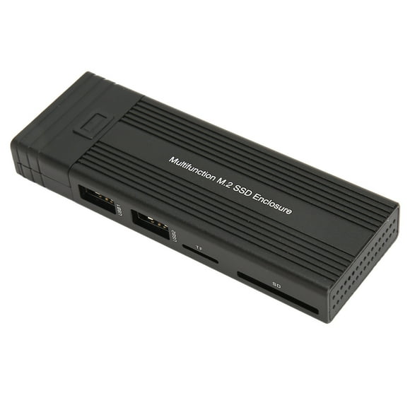 USB3.2 Gen2 SSD Enclosure, M.2 SSD Enclosure NVMe Dual Protocols Stable 10Gbps TRIM Function Lightweight for OS X YC-156