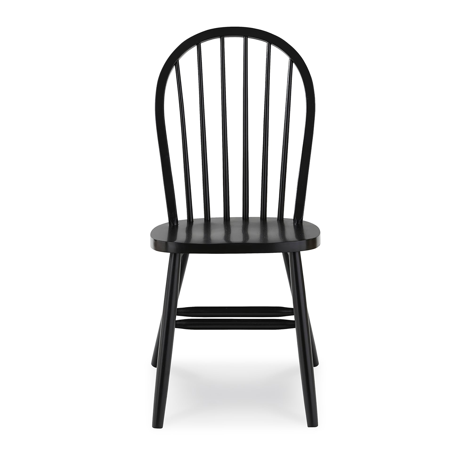 International Concepts Spindle Back Windsor Dining Chair in Black