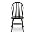 thumbnail image 4 of International Concepts Spindle Back Windsor Dining Chair in Black, 4 of 6