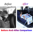 Upgraded Kids Travel Tray Car Seat Tray, YITUMU Waterproof Baby Seat ...