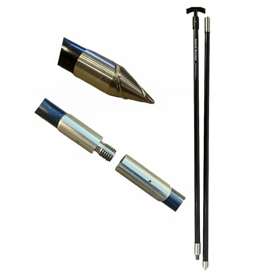 Island Anchor - 3/4" x 8' - 2 Piece - Shallow Water Anchor Pole
