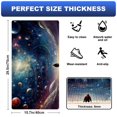 Kitchen Mat Cushioned Anti Fatigue, Colorful Galaxy Space Cushioned
