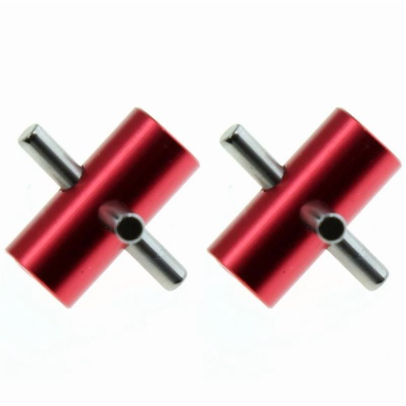 2X Eje Fijo Diferencial de Metal para TT-02 TT02 1/10 RC Accesorios de Piezas de Actualización de Automóviles, 2