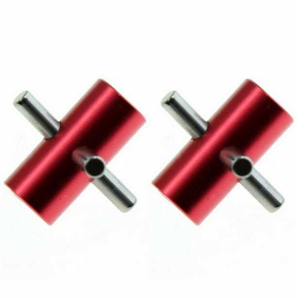 2X Eje Fijo Diferencial de Metal para TT-02 TT02 1/10 RC Accesorios de Piezas de Actualización de Automóviles, 2