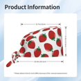 thumbnail image 5 of Salouo Hand Drawn Strawberry Print Adjustable Working Caps,1 Pcs Working Hats Elastic Scrub Hats Elastic Tie Back Hats Unisex Nurse Scrub Cap Nurse Hats ,One Size, 5 of 7