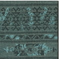 thumbnail image 3 of SAFAVIEH Palazzo Ernesto Euro style Runner Rug, Black/Turquoise, 2' x 7'3", 3 of 4