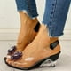 thumbnail image 1 of Zapatos informales con punta abierta para mujer, sandalias cómodas con plataforma y diamantes de imitación, zapatos Wmkox8yii  sa3683, 1 of 6