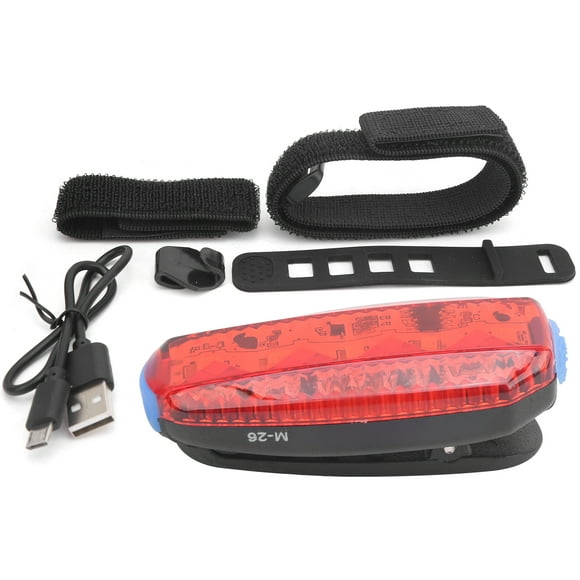 MAYUJIAA GUB LED Bike Tail Light USB Rechargeable Rear Lamp Safety Warning Bicycle Helmet Light HW313-35961