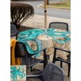thumbnail image 5 of Outdoor Tablecloth with Umbrella Hole for Patio/Picnic/Party/Camping, Ocean Blue Octopus Waterproof Table Cloth Square Cover Washable, Coastal Anchor Sea Boat Retro World Map (60"x 60"), 5 of 8