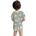 thumbnail image 3 of Yiaed Cute Farm Birds Print Infant Climbing Short Sleeve Onesie One-Piece Baby Bodysuit Clothes 0-12 Months -12 Months, 3 of 6