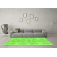 thumbnail image 3 of Ahgly Company Indoor Round Abstract Green Modern Area Rugs, 6' Round, 3 of 4