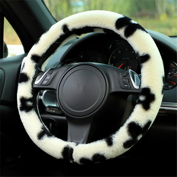 Steering Wheel Cover, Steering Wheel Cover, Car Steering Wheel Cover Short Steering Wheel Decoration Protective Cover Warm Winter Handlebar Cover, Steering Wheel Covers, Steering Wheel Covers