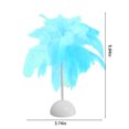 thumbnail image 3 of Matoen Feather Night Light LED Decorative Atmosphere Light, Beside Table lamp for Nursery Girls Bedroom Living Room Wedding, 3 of 8