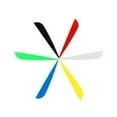 thumbnail image 3 of LABSERRON 27Pcs Tpu Fletching Vanes for Hunting Targeting Arrows in Assorted Color, 3 of 8