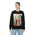 thumbnail image 6 of New York Nightlife Urban Wanderlust Unisex Heavy Blend Crewneck Sweatshirt, 6 of 9
