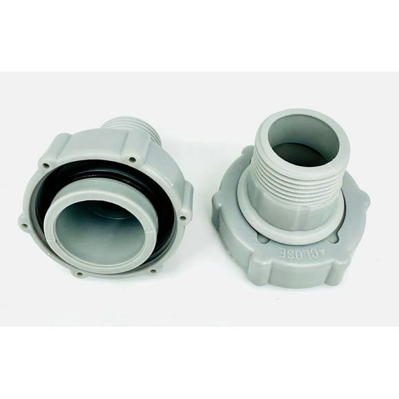 PinesC High quality brand new Pool Drain Fitting Connects Fits for Coleman Swimming Pool Drainage Pipe Joint P6D1420 Pools 1.5-Inch (2 Pack)