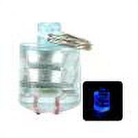 Mini señuelo de pesca LED, lámpara de cebo subacuático activada por agua (azul)