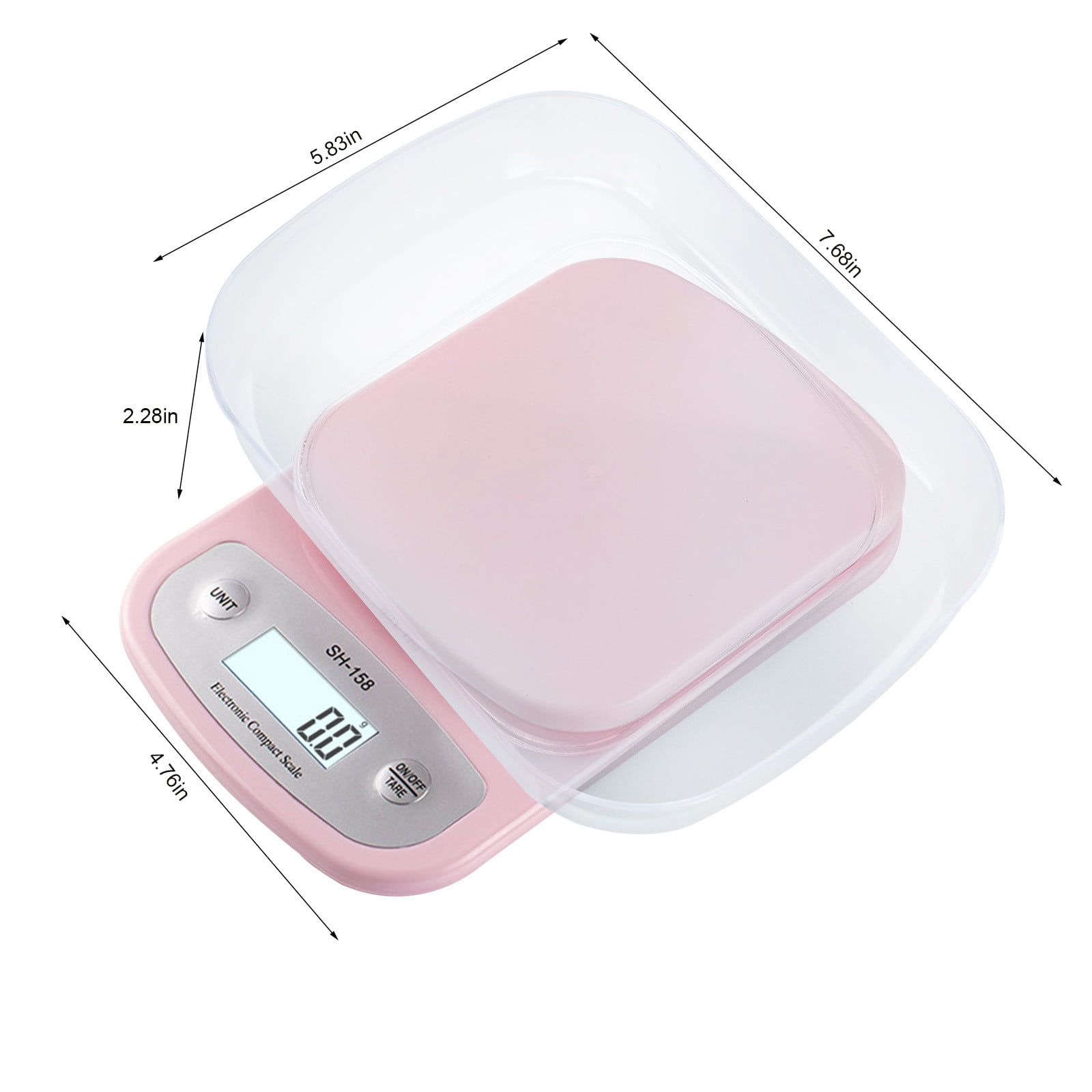 Specollect Clearance 3Pcs Food Scale,Digital Kitchen Scale Weight Grams and OZ for Cooking Baking,Coffee,Loss Dieting,Jewelry and Meal Prep,6.6lb/3kg