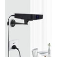 thumbnail image 5 of Mini Projector Wall Mount, 20cm Carbon Steel - 360° Adjustable Projector Ceiling Bracket with M4 Screws for Camera/Projector/Webcam, Black, 5 of 5