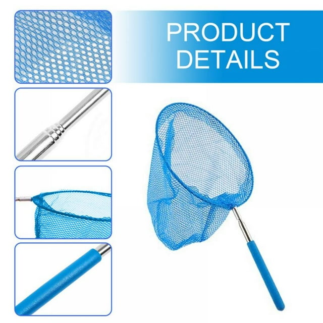 Swimming Pool Cleaner Supplies/Professional Heavy Duty Pool Leaf Rake Fine Mesh Frame Net/Swimming Pool Cleaning Leaf Skim Net