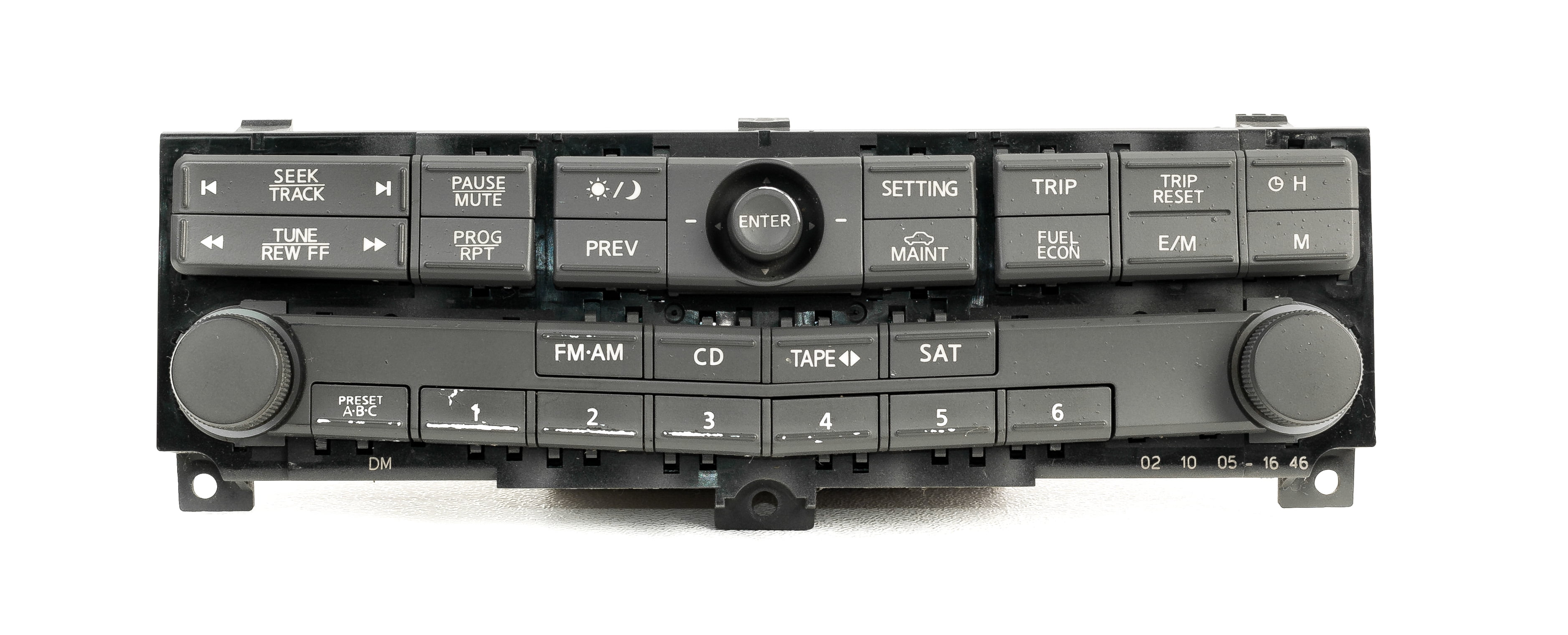 Restored 200405 Nissan Maxima OEM Receiver Control Panel Module 28395 7Y000 (Refurbished)