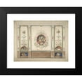 thumbnail image 2 of J. S. Pearse 14x11 Black Modern Framed Museum Art Print Titled - Design for Decorative Panels with Hunting Scenes Inset (1854), 2 of 5