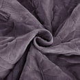 thumbnail image 5 of Luxury Velvet Oversized Embroidered Quilted Bedding Set - Soft & Plush 3-Piece Comforter with Shams for All-Season Comfort, 5 of 7