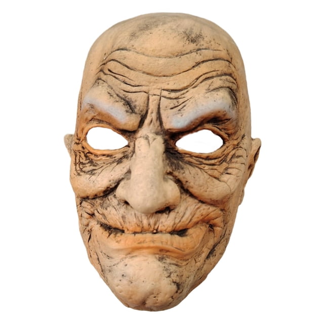 Portada del anciano,Máscara de látex realista para cosplay con cara antigua,Máscara de látex aterradora,tocado de terror,accesorios de cosplay,Máscara de látex de cabeza completa para