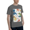 thumbnail image 2 of Bingfone Dinosaur Men'S Loose Fit Short-Sleeve Pocket T-Shirt, 2 of 7