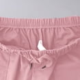 thumbnail image 5 of WMTBSRSW Summer Linen Shorts Womens Solid Comfy High Waisted Drawstring Shorts Loose Lounging Shorts woth Pockets Regular Size and Big & Tall Pink Medium, 5 of 9