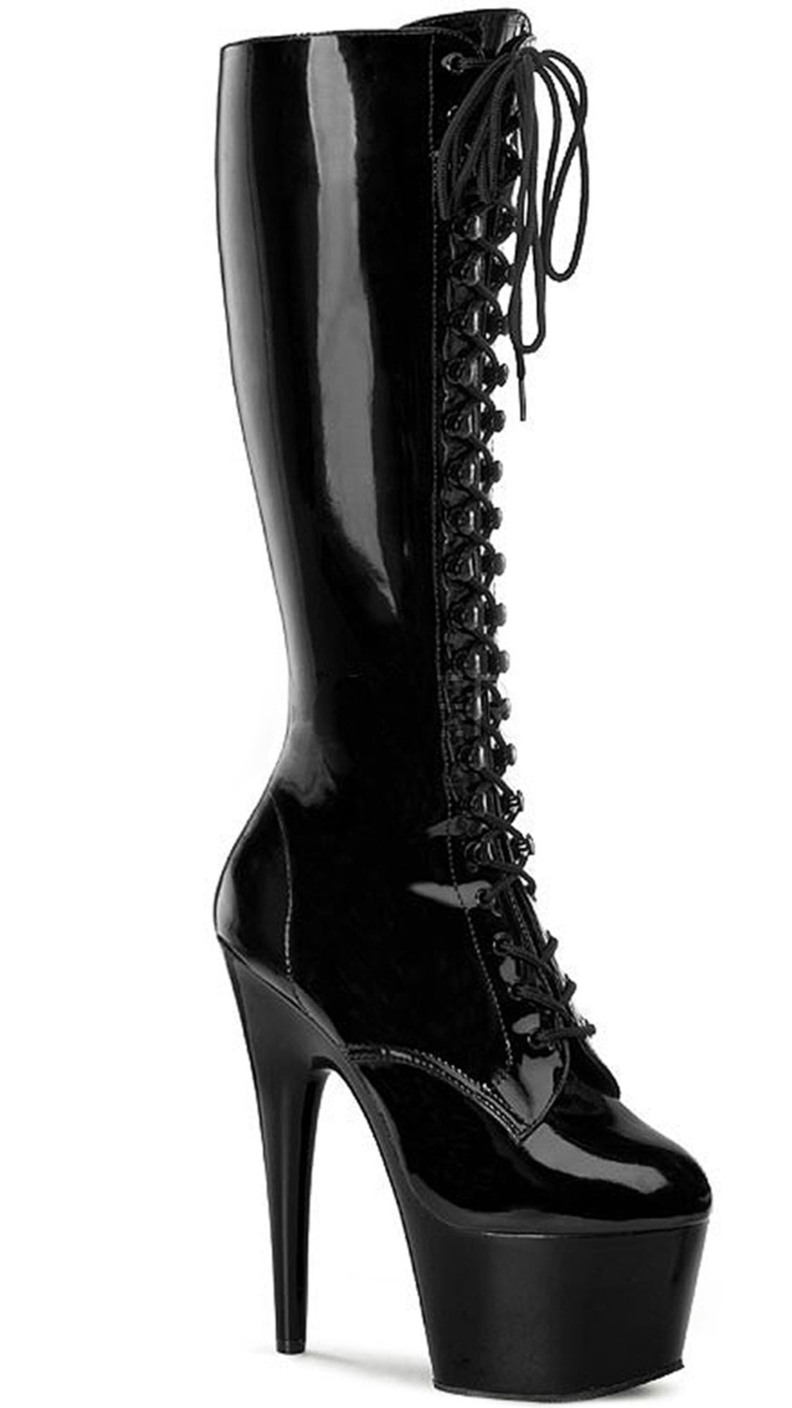 knee high platform heels