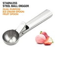 thumbnail image 6 of Darzheoy Large Ice Cream Scoop, Stainless Steel Ice Cream Scooper with Trigger, Anti-Freeze Handle, Icecream Scoop Spoon for Gelatos, Frozen Yogurt, Fruit, Sundaes, 6 of 9