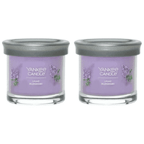 Yankee Candle Small Tumbler Scented Single Wick Jar Candle, Lilac Blossoms, 4.3 oz (Pack of 2)