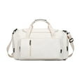 thumbnail image 1 of Bolsa de Gimnasio 4 en 1 para Mujer, Bolsa de Lona Compatible con con Compartimento para Zapatos, Mochila de Viaje de 30 L, B, 1 of 5