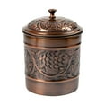 thumbnail image 2 of Nusteel TG-811AC-1 1 qt. Embossed Antique Copper Canister, 2 of 4