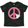 thumbnail image 3 of Inktastic Peace Sign Cute Daisy Flowers Girls Toddler T-Shirt, 3 of 5