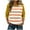 Orange, variant on Striped Tops for Women Raglan Long Sleeve Crewneck Casual Lightweight Colorblock Sweatshirts Loose Fit (XL, Purple)
