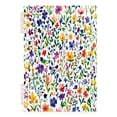 thumbnail image 7 of FORMRS 1-Subject Spiral Notebook 8" x 5" College Ruled 60 Refillable Sheet A5 Hard Cover, Green Wildflower Pattern, 7 of 7