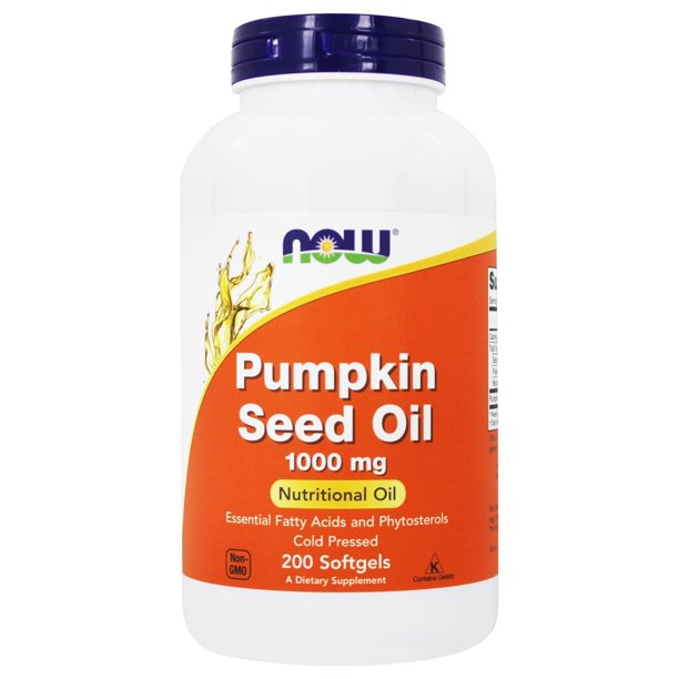 NOW Foods Pumpkin Seed Oil 1000 mg. 200 Softgels