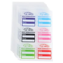 STRANDCHIC Assorted Color Pet Car Windshield Static Cling Stickers Decals Easy to Install,