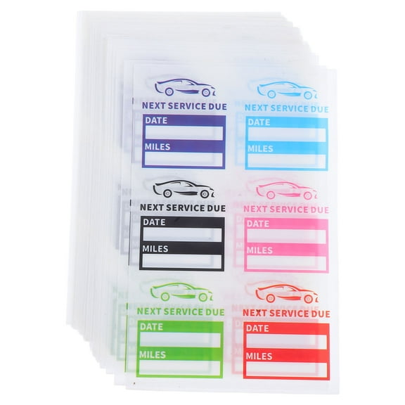 STRANDCHIC Assorted Color Pet Car Windshield Static Cling Stickers Decals Easy to Install,