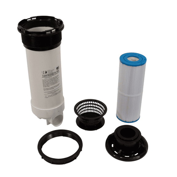 Waterway 510-6551 2" Socket 50SqFt Low Profile Dyna-Flo Skim Filter- Black