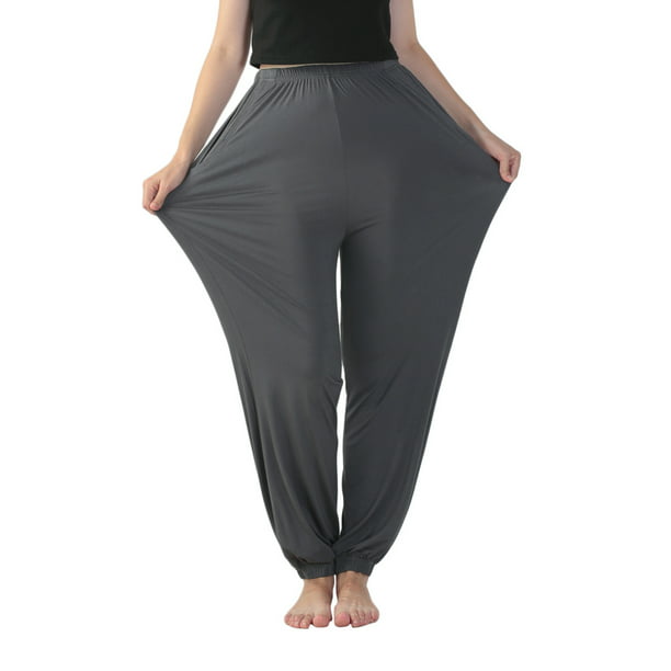 MAWCLOS Harem Yoga Pant Size 2XL-7XL for Women Hippie Pajamas Lounge ...