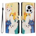 thumbnail image 1 of FOXDOCK Funda Tipo Cartera para Honor Magic 6 con Soporte y Correa – Diseño de Patrones Lindos, 1 of 6