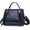 Blue, variant on Women Crossbody Bag Retro PU Leather Saddle Handbag Purse Large Capacity Satchel with Adjustable Wide Shoulder Strap